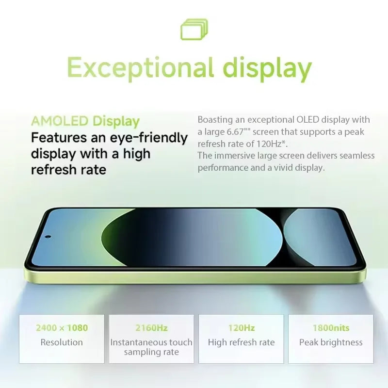 Xiaomi Redmi Note 14 4G NFC helium G99-Ultra 6,67 ''AMOLED screen 120 Hz 108 MP IA camera 5500 mAh battery,Charger Not Included