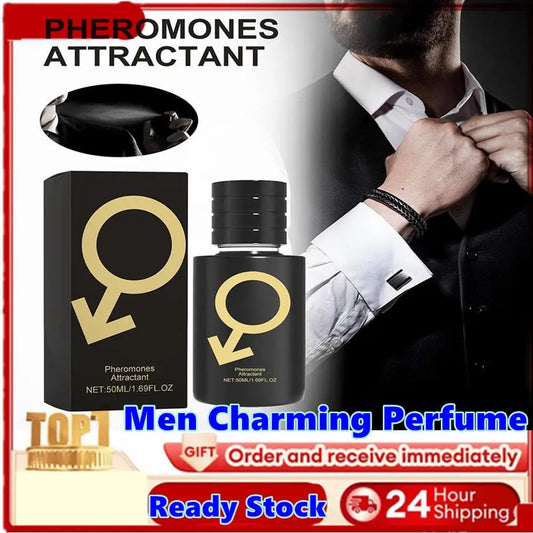 Golden Lure Pheromone Perfume Sex Lasting Fragrance Oil Fun Products Dating Flirting Perfume Atmosphere Fragrance 50ml