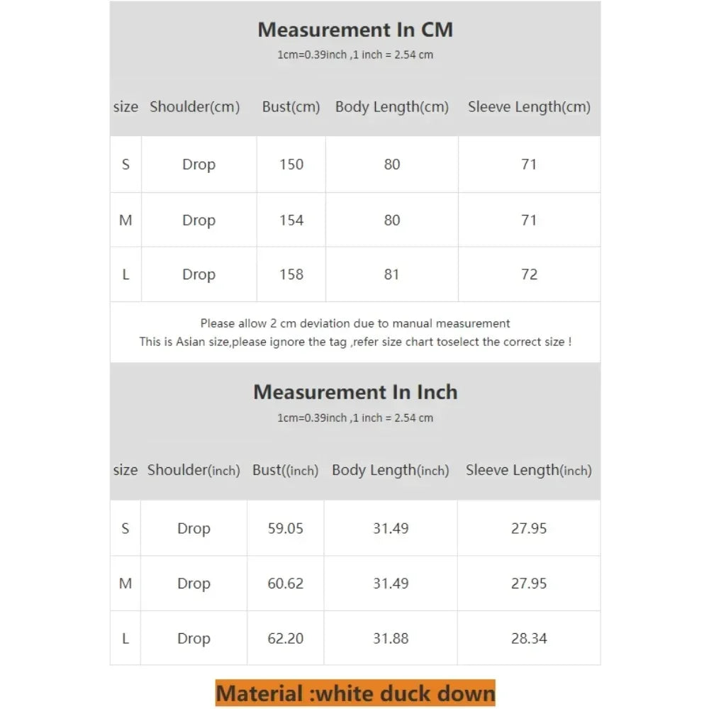 2024 New Winter Women 90% White Duck Down Jacket Casual Loose Over Size Warm Parka Female Drawstring Hooded Puffer Coat