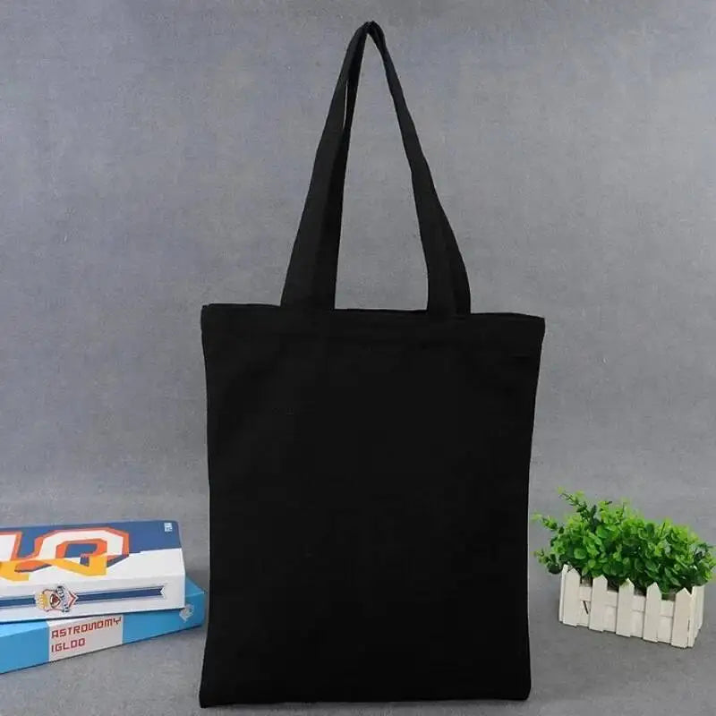 Canvas Bag 10 Pack Bulk Wholesale Cotton Tote Bags for DIY Painting Printing Women Shoulder Bag Shopping Handbag
