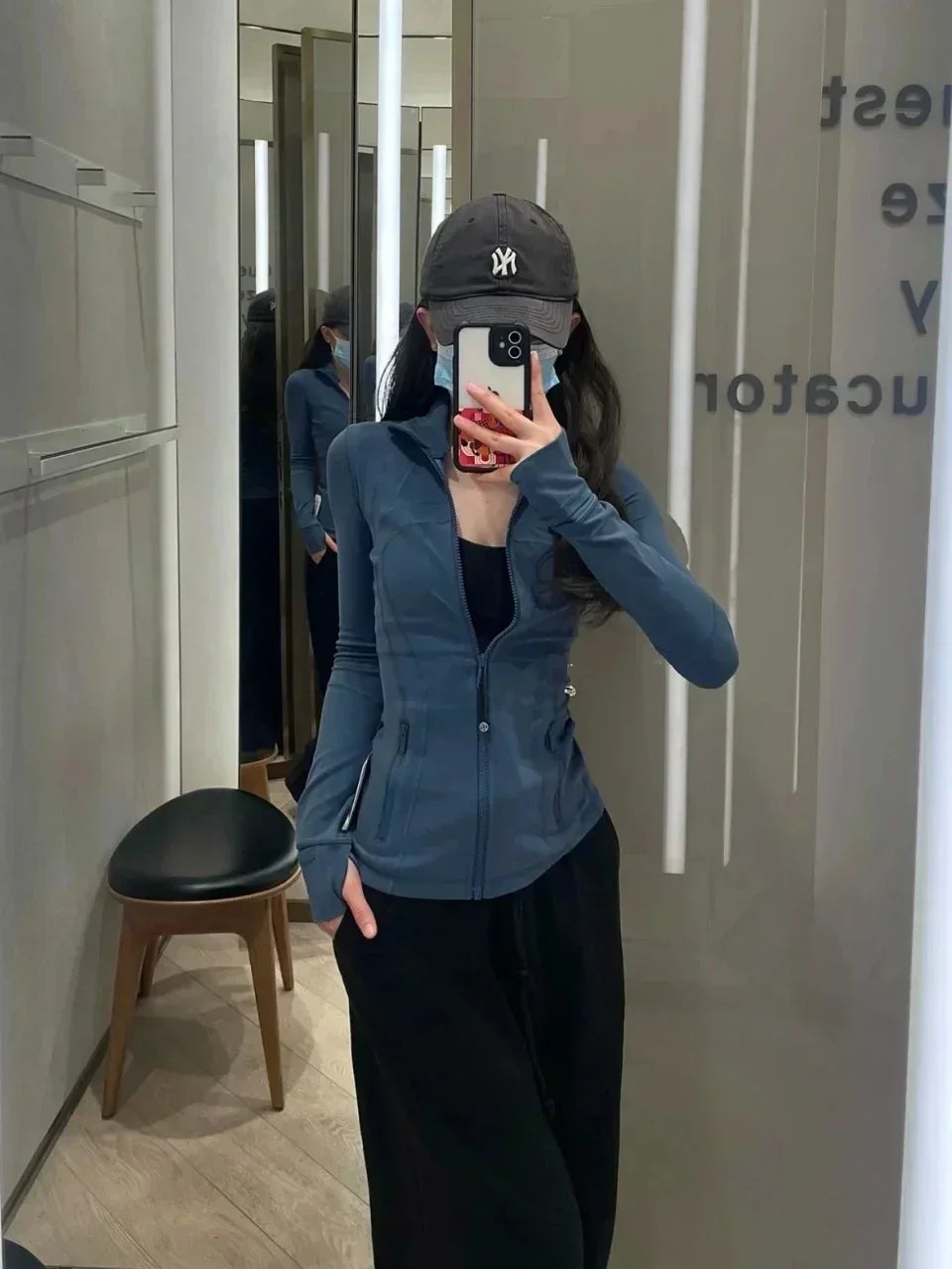 Yoga Clothes Women Define Jacket With Logo Wear Long Sleeve Full Zipper Sports Gym Workout Clothing Slim Fit Dupes Athletic