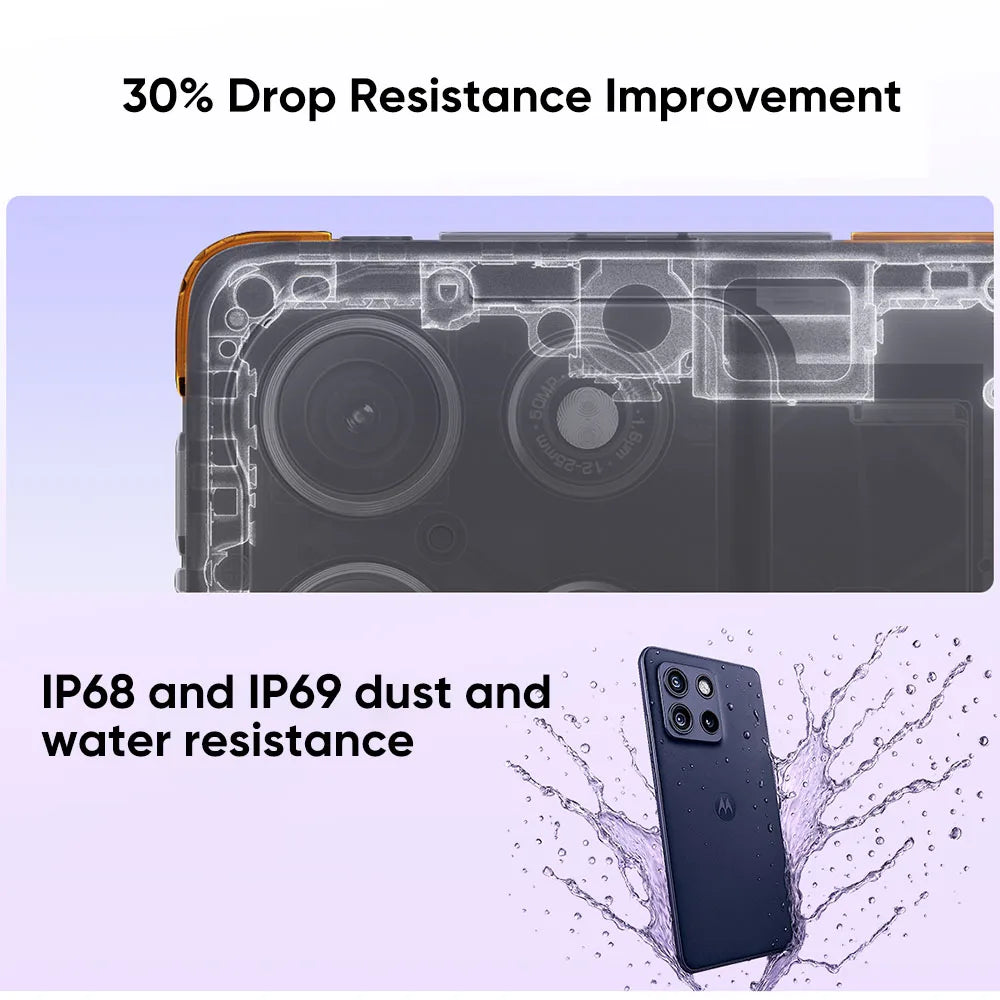 Motorola Moto G100 Pro Smart Phone Dimensity 7300 6.7inch LTPO 50MP AI Camera 30W Fast Charger 6720Mah Moto Motorola  g100 Pro