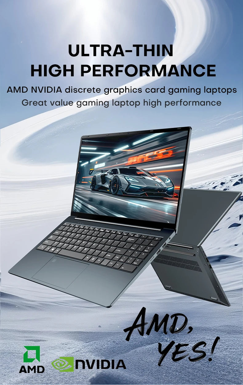 2025 Laptop Computer 15.6" AMD A4-7210U MX350 Notebook PC Portable IPS Display Fingerprint Backlit Gaming Laptops for Study Work