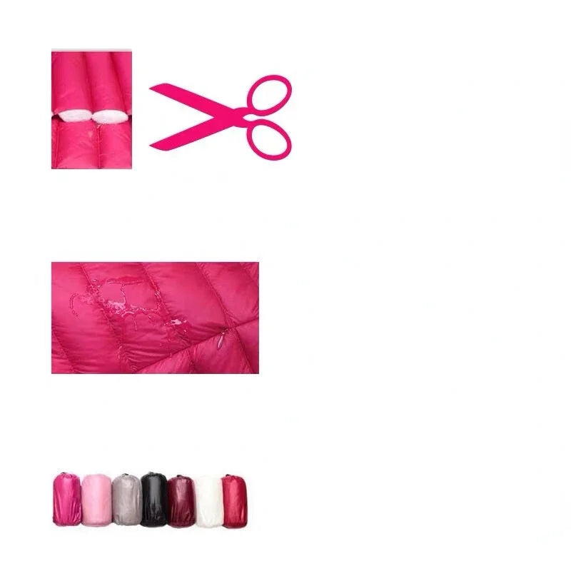 New Down Lightweight White Duck Down Vest Short Sleeveless Vest  Autumn/Winter Slim Fit Ultra Light Down Jacket Women Jackets