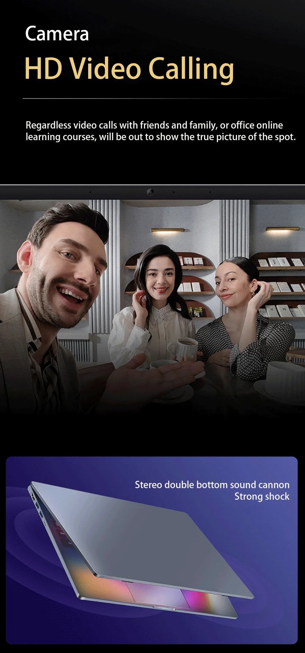 15.6 Inch Laptop Intel Core i9-12900H/i9-10885H Windows 11 Por 2*DDR4 2*M.2 SSD Ultrabook Computer Fingerprint Unlock WIFI5 BT