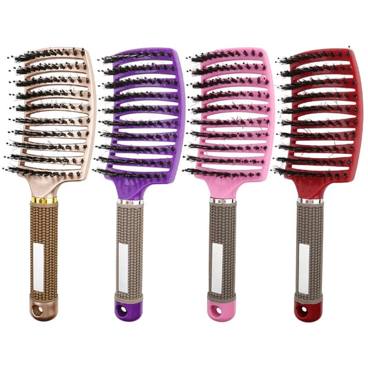 Professional Hairdressing Comb For Woman Salon Scalp Massage Combs Barbershop Wet Curling Hair Styling Brush Barber Accessories