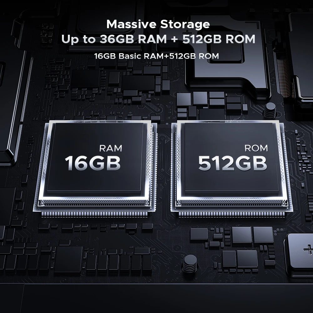 DOOGEE Blade GT Ultra 5G Rugged Phone Dimensity 7300 6.72" 16GB+512GB LED Light Effect Ultra-thin Smartphone