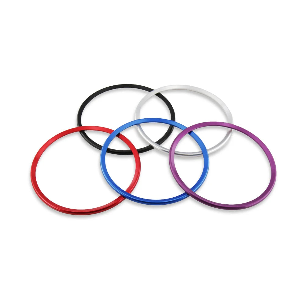 For Audi A1 A3 A4 A5 A6 A7A8 Q3 Q5 Q7 SQ5 S1 S3 S4 S5 S6 S7 S8 RS3 RS5 RS6 Car Steering Wheel Decoration Ring Trim Cover Sticker