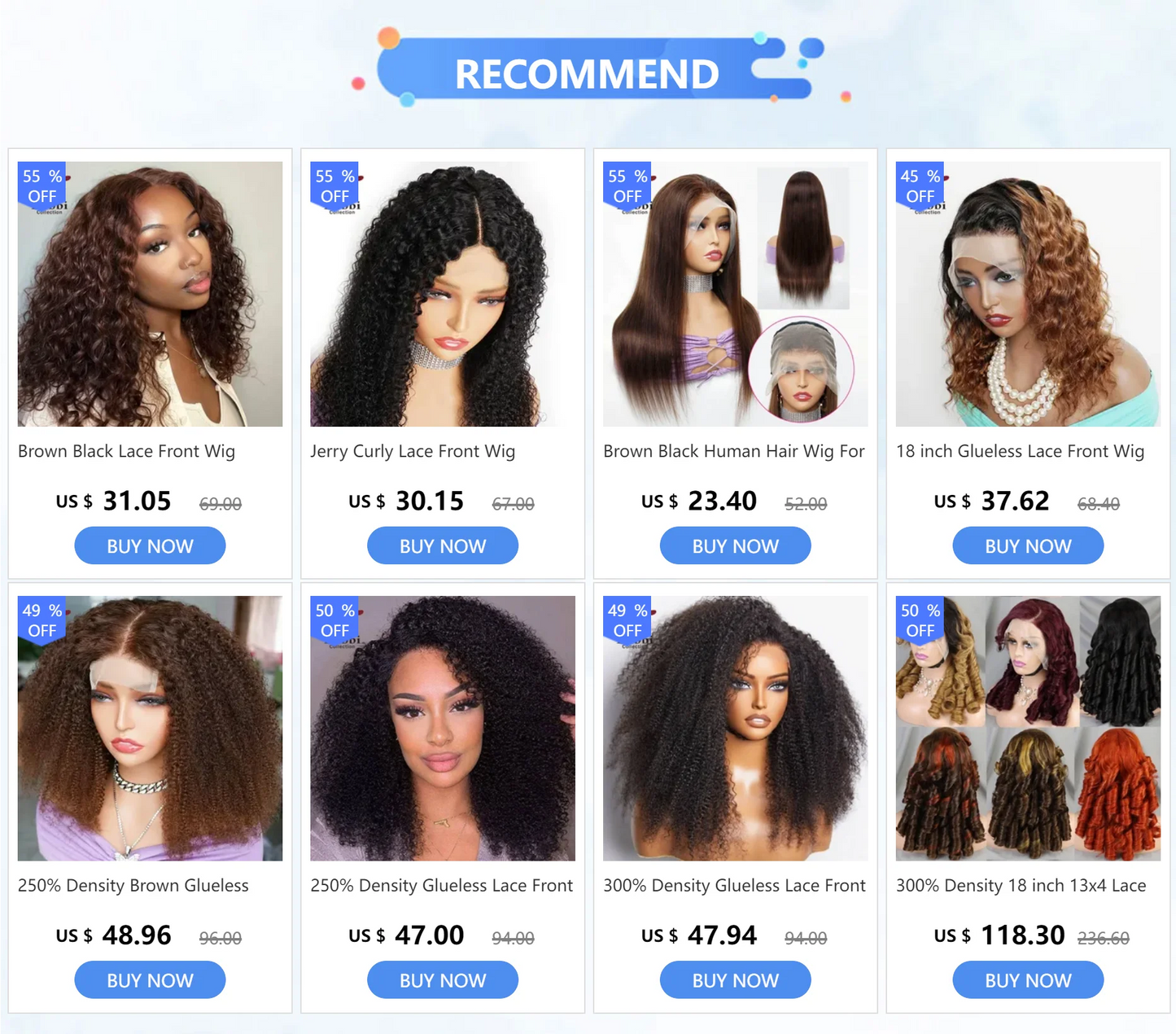 100g Human Hair Bulk for Braiding French Curls Boho Braids Loose Wave Romance Bouncy Curl Hair Bulk Extension 16-26 inch Bobbi
