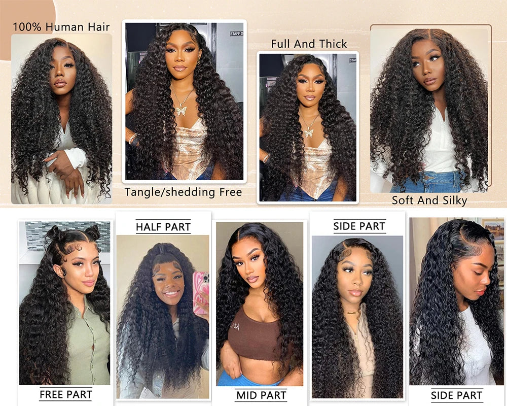 Burmese Curly Hair Bundles with Closure 4x4 Deep Wave Bundles Virgin Human Hair 100% Vietnamese Raw Human Hair Weave Extensions