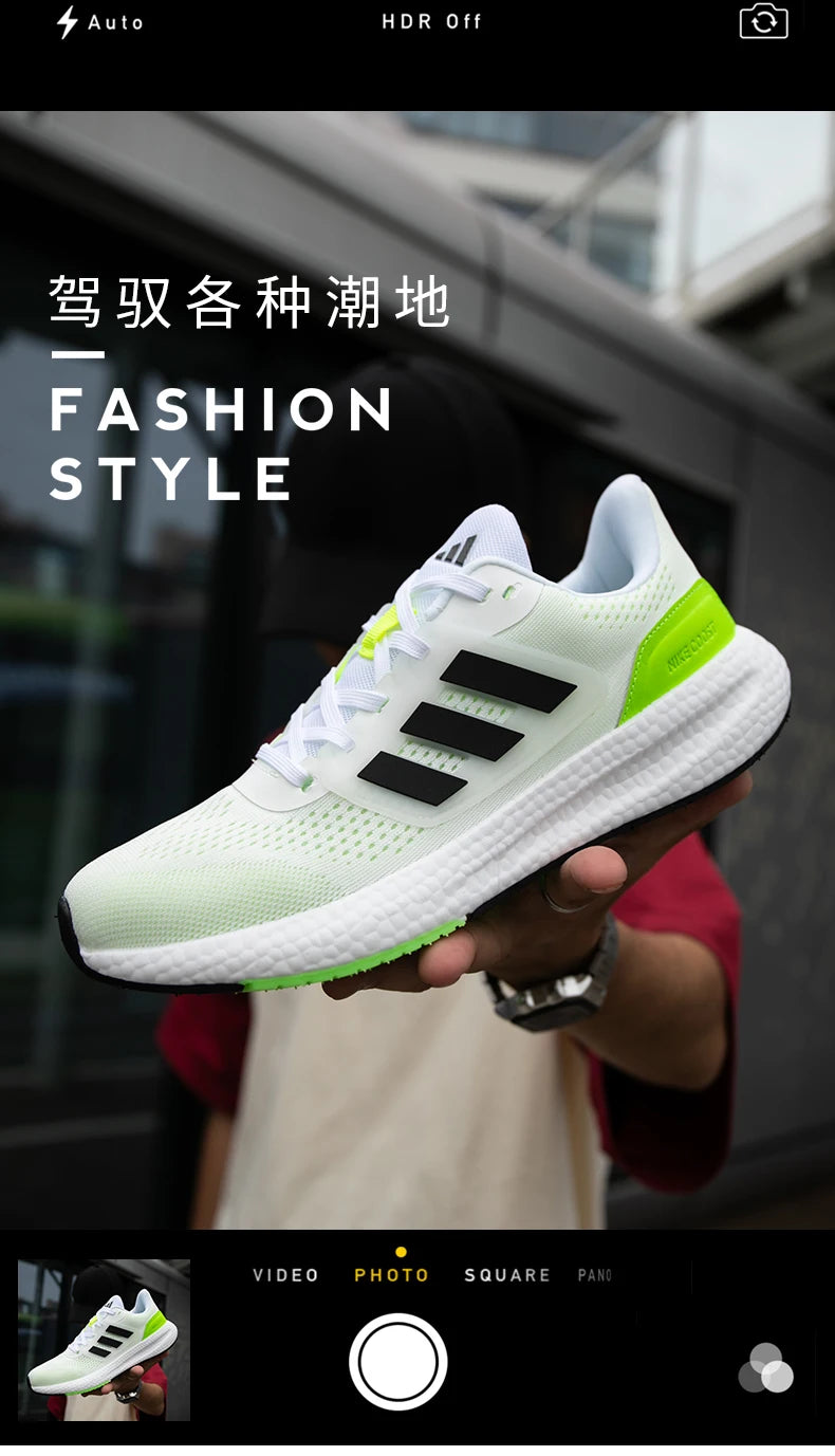 2025 New Summer  Lightweight High Quality Three Bars Mesh Popcorn Sports Running Shoes Couple Style36-45 Breathable Comfortable