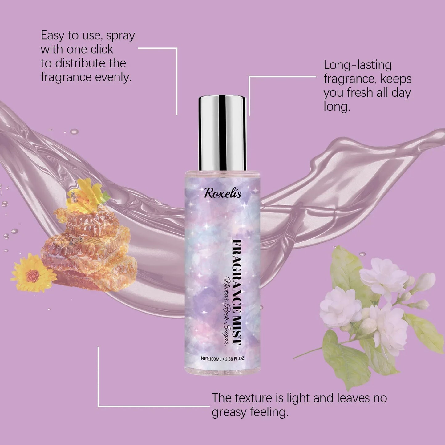 Jasmine Fragrance Perfume Spray Plant Floral Scent Keep Fresh Attract Men Feminine Charm Dating Flirting Women Pheromone Perfume