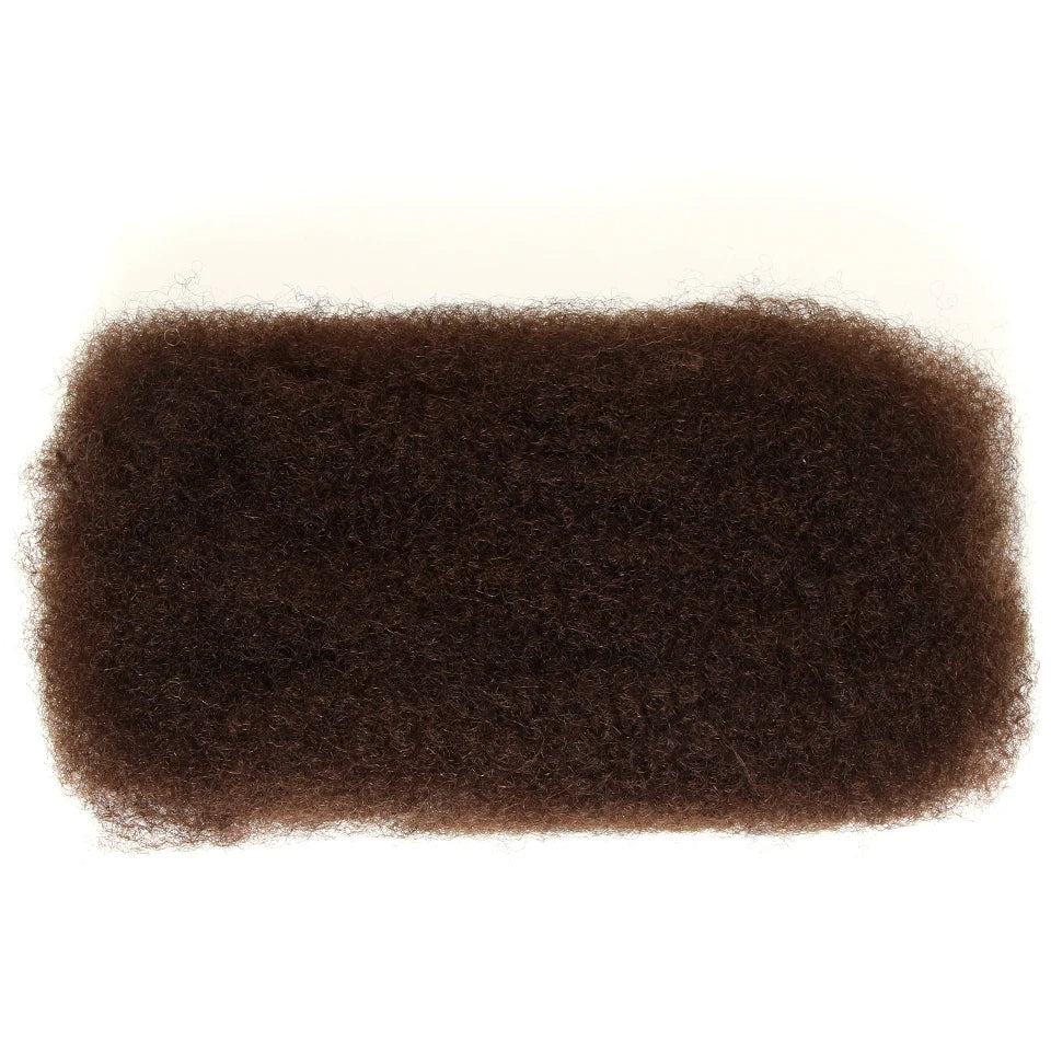 Brown Blonde Highlight  Afro Kinky Bulk Hair No Attachment Afro Curly Bulk Human Hair Remy Dreadlock Natural Color Braids Hair
