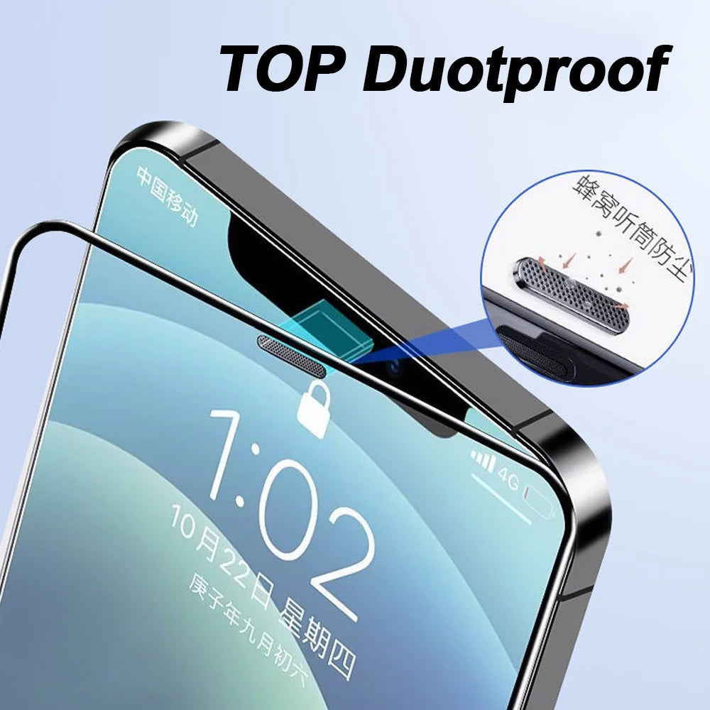 Dust Free Easy Installation Screen Protector For iPhone 17 16 Pro Max/17 Pro/17 Air 16 Plus HD Tempered Glass Anti-scratch Films