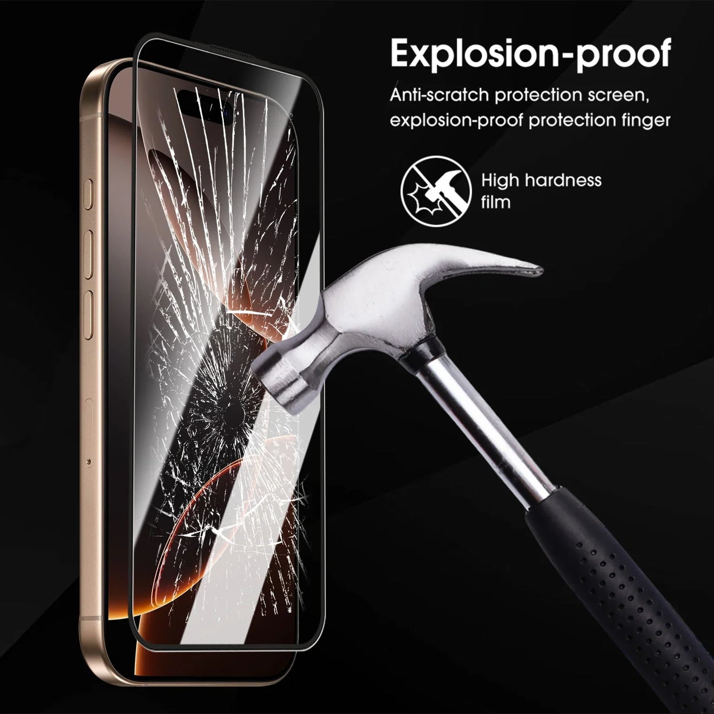 Dust Free Easy Installation Screen Protector For iPhone 17 16 Pro Max/17 Pro/17 Air 16 Plus HD Tempered Glass Anti-scratch Films