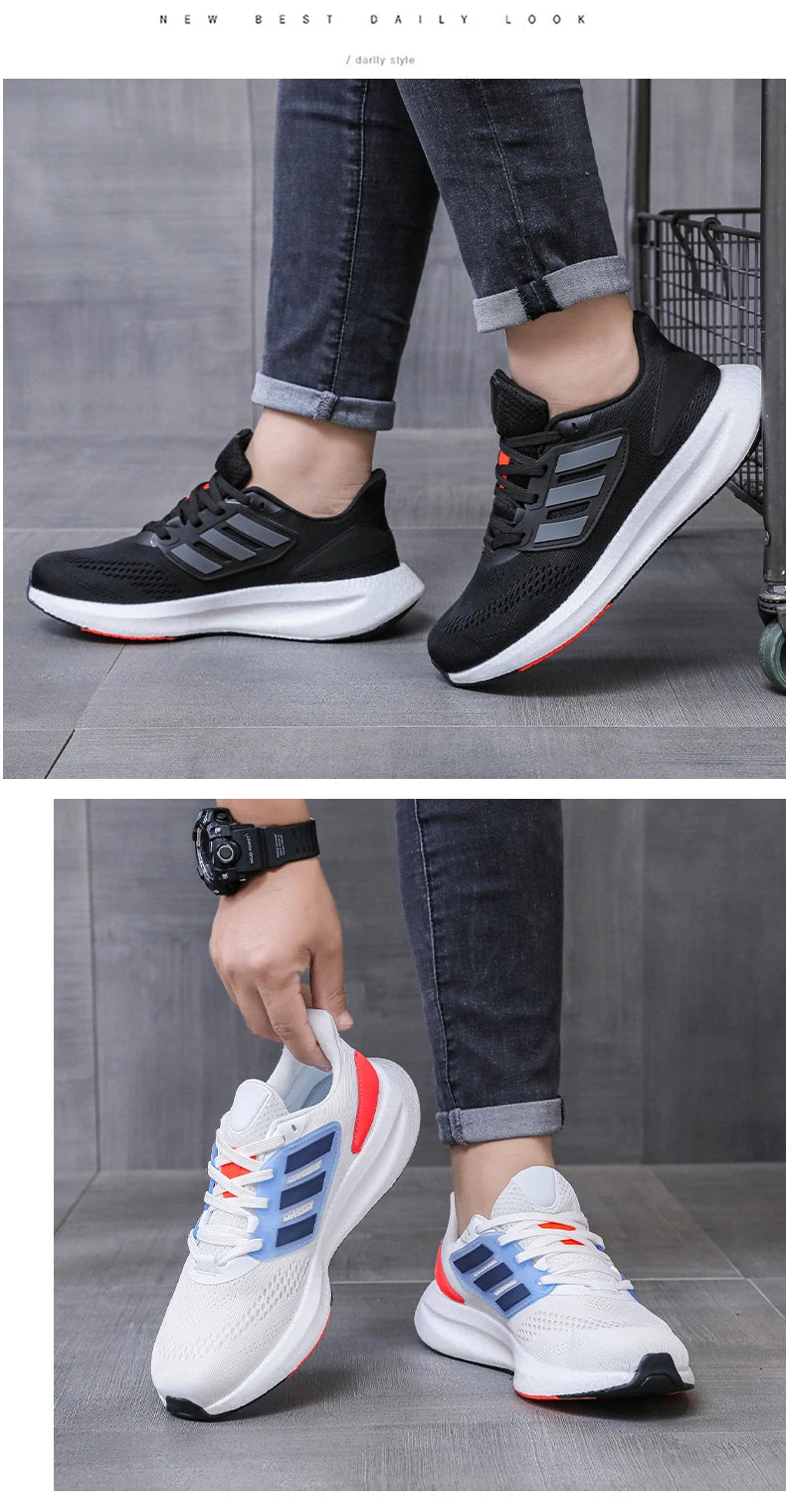 2025 Autumn New Breathable Mesh Men's Shoes Couple Style Korean Fashion Casual Sports Shoes
