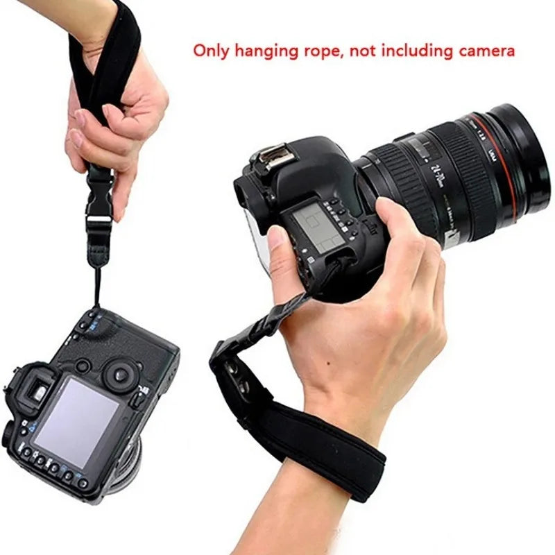 Neoprene Soft Quick Detachable Wrist Hand Strap for DSLR Camera Wrist Strap Camera Accessories camera hand strap