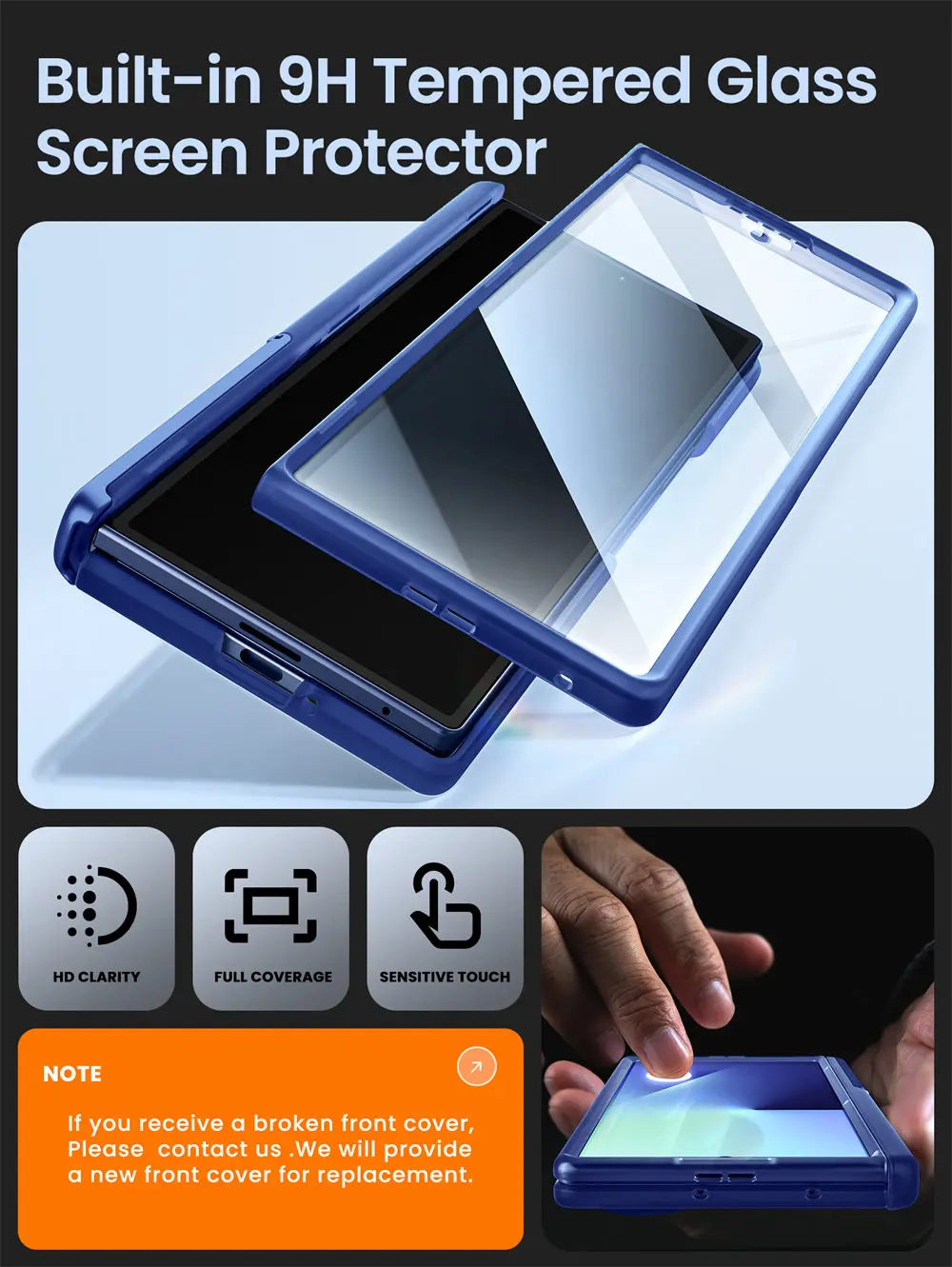 For Samsung Galaxy Z Fold 7 Case I-BLASON Cosmo Full Protective Hinge Protection Magnetic Case with MagSafe Stand & S Pen Holder