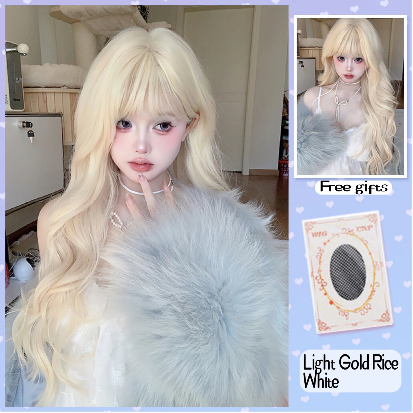 XIYUE Long Straight Black Wig With Bang Synthetic Wigs for Women Heat Resistant Natural Hair for Daily Halloween Cosplay Party