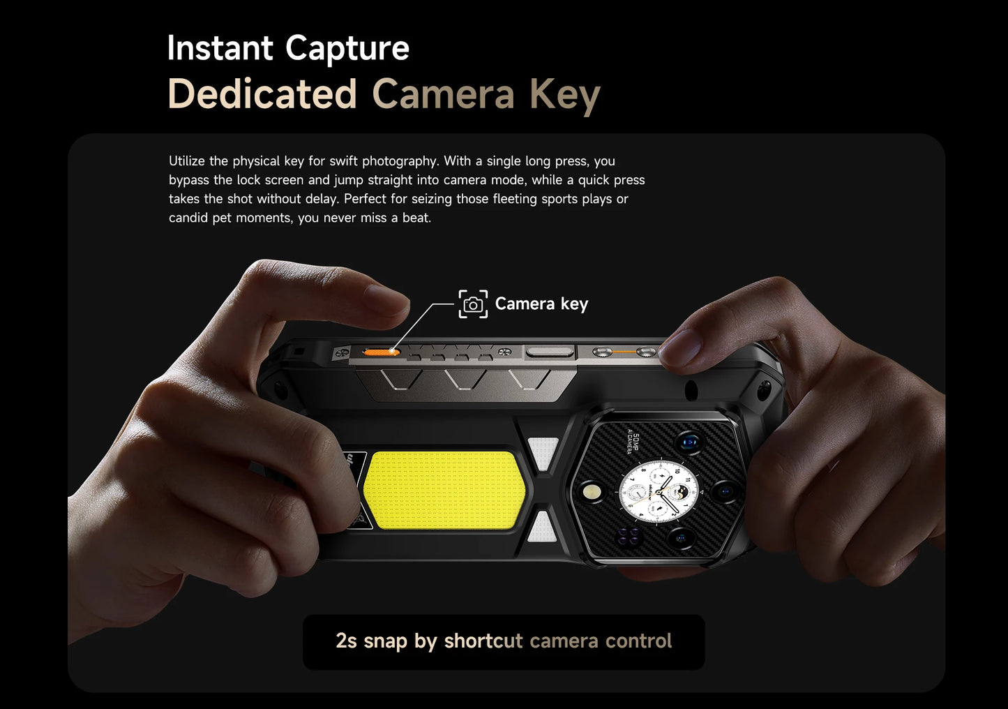 Ulefone Armor 29 Pro 5G AI Rugged Phone 21200mAh 120W 64MP Night Vision 6.67" 120Hz 512GB ROM Mobile MTK Dimensity 7400