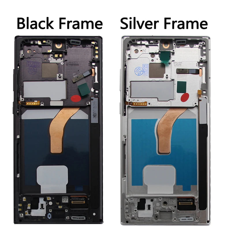 6.8"NEW AMOLED Display For Samsung Galaxy S22 Ultra 5G LCD Display Touch Screen Digitizer Assembly For Samsung S22 Ultra Display