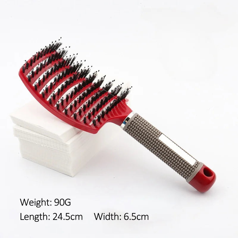 Professional Hairdressing Comb For Woman Salon Scalp Massage Combs Barbershop Wet Curling Hair Styling Brush Barber Accessories