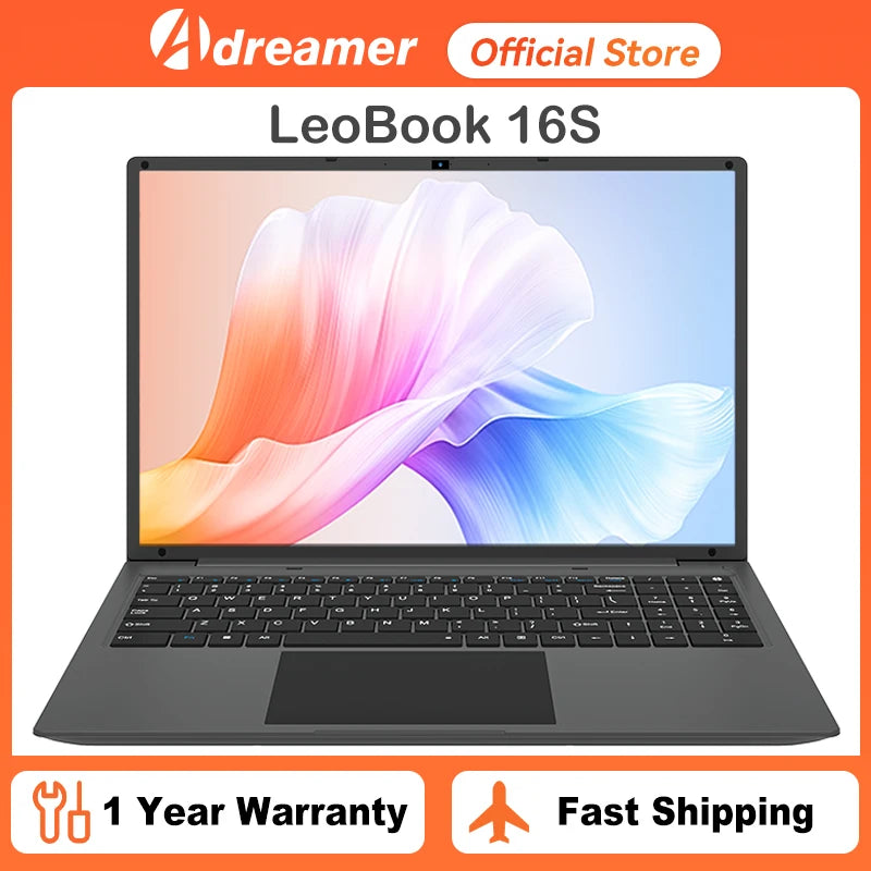 Adreamer 16 Inch Laptop LeoBook16S 2560*1600 IPS 60Hz CPU Intel i5-1240P 16GB RAM SSD 1TB 16" Business Computer Desktop Laptop