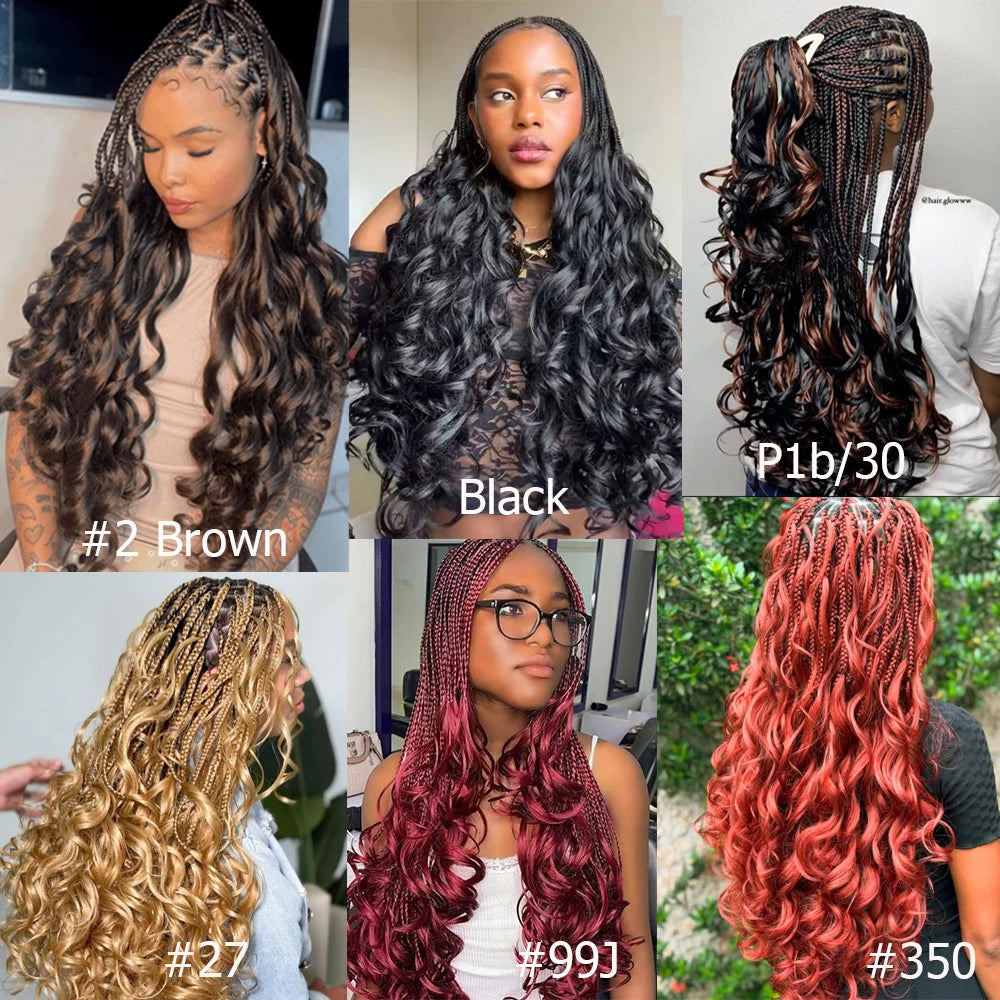 100g Human Hair Bulk for Braiding French Curls Boho Braids Loose Wave Romance Bouncy Curl Hair Bulk Extension 16-26 inch Bobbi