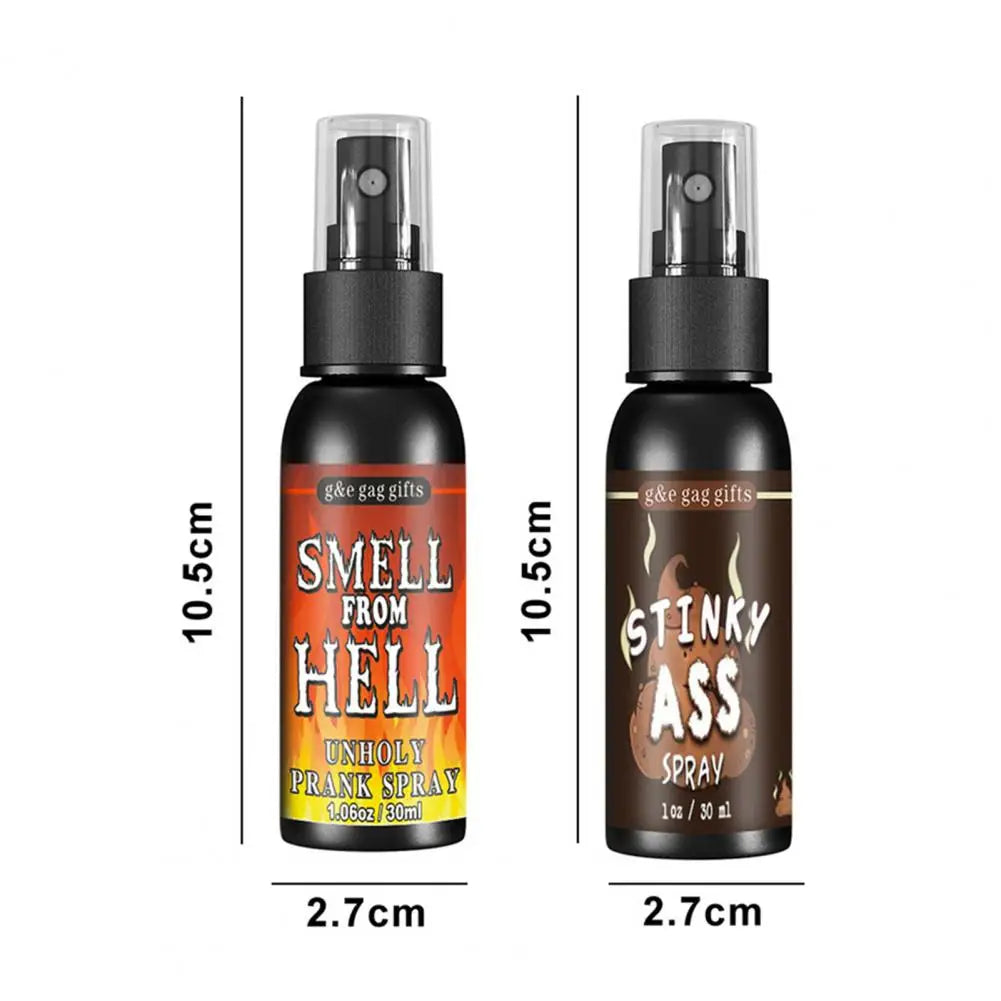 30ml Poop Spray Liquid Fart Gag Prank Joke Spray for Halloween Funny Smelly Bombs Stink Smelly Hilarious Gags Spray Kids Toy