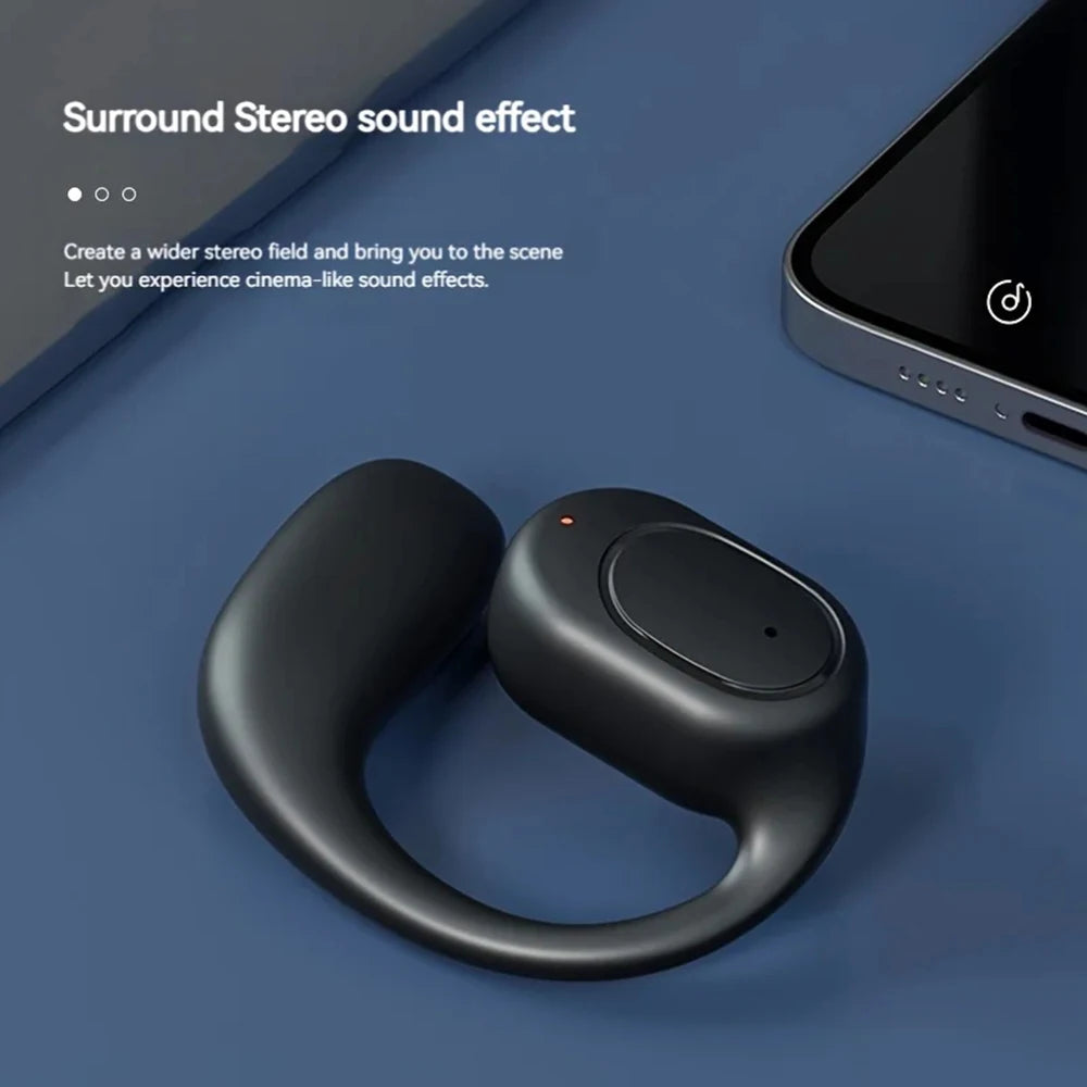 Wireless Bluetooth 5.4 Headphone TWS Ear Hook Earphone HiFi Stereo Noise Reduction Headset Waterproof Earbud for Huawi For Xiami