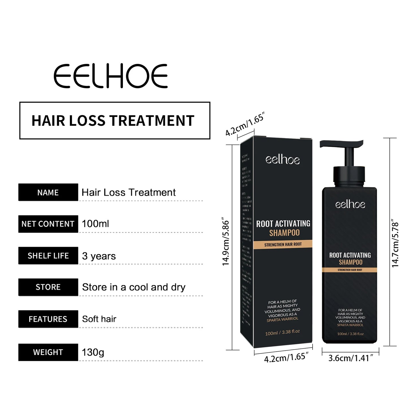 Hair Loss Treatment Shampoo Promote Growth Strengthen Hair Roots Scalp Repair Anti Thinning Moisturizing Thickening Hair Care