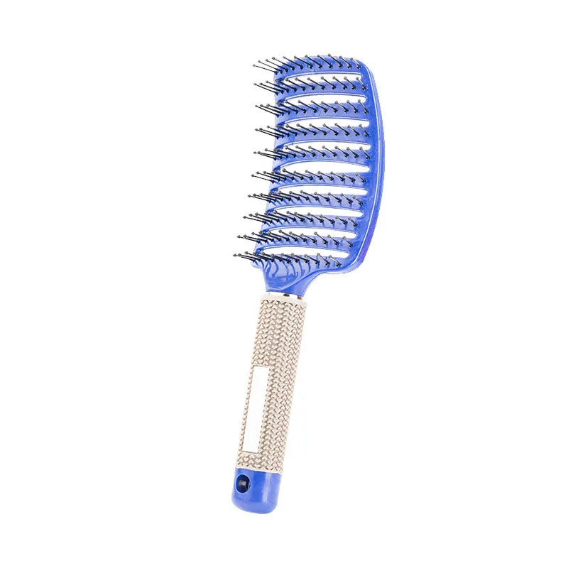 Hair Brush Scalp Massage Comb Hairbrush Bristle&Nylon Women Wet Curly Detangle Hair glove for Salon Hairdressing Styling Tools