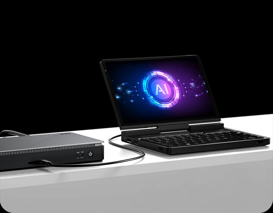 New 2025 version! GPD Pocket 4 8.8-inch AMD AI 9 HX 370 64GB RAM 2TB NVMe 2.5K resolution 144Hz refresh rate Gaming Mini Laptop