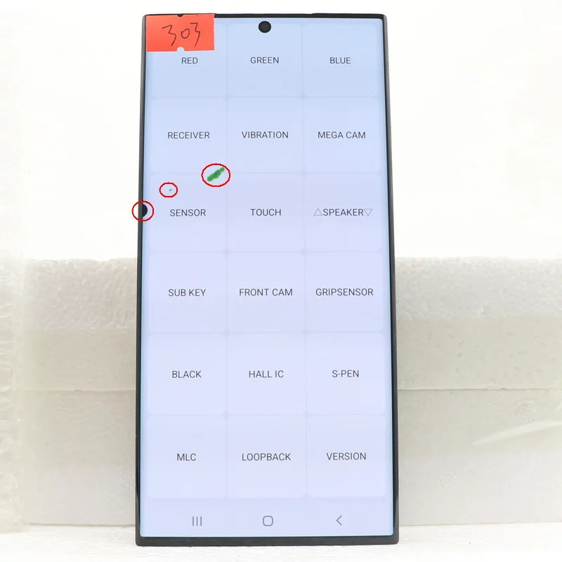6.8'' Display For Samsung Galaxy S23 Ultra S918 SM-S918B S918U S918B/DS SUPER AMOLED LCD Touch Screen Digitizer with defects