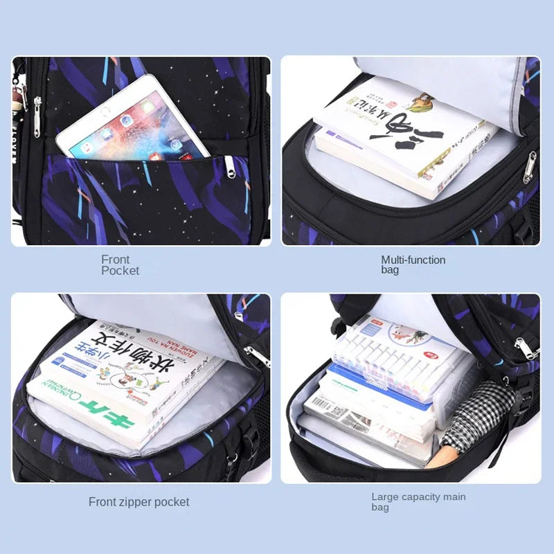 Children School Backpack for Kids Boys Wheeled Bag Student Backpack Trolley School Bag with Wheels Rolling Luggage Book Bag