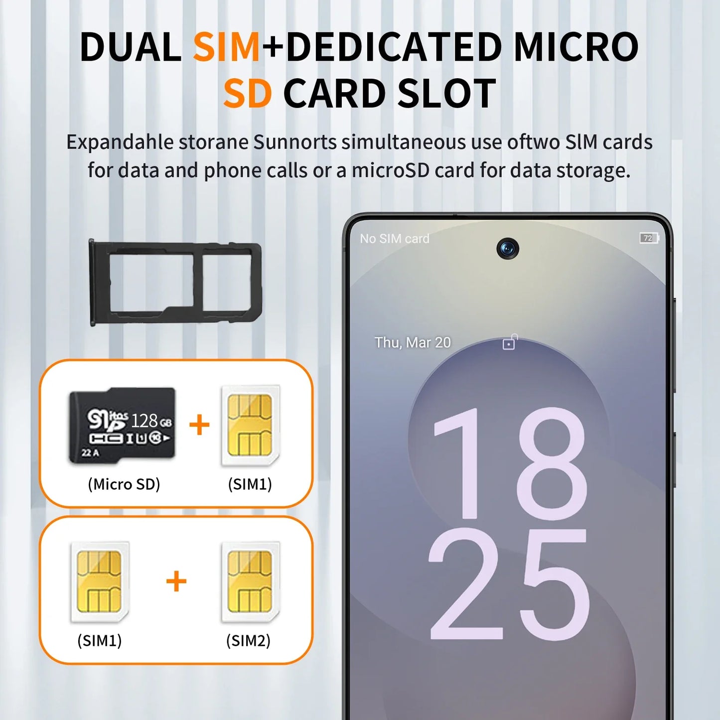 2025 NEW HOT S25 Ultra 22GB 2TB 7.3inch HD Global Edition Original Smart Dual Card 8000mAh Battery Facial Recognition Function