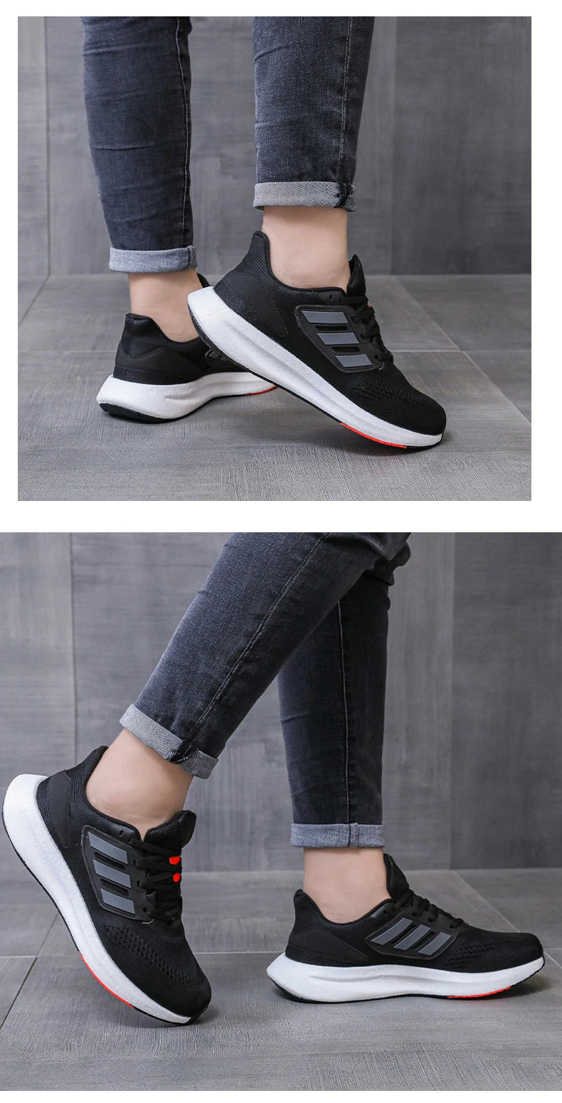 2025 Autumn New Breathable Mesh Men's Shoes Couple Style Korean Fashion Casual Sports Shoes