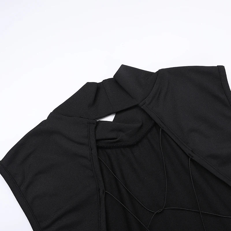 Sexy Backless Black Maxi Dresses For Women Summer Sleeveless Elegant Bodycon Halter Long Dress Casual Party Vestidos