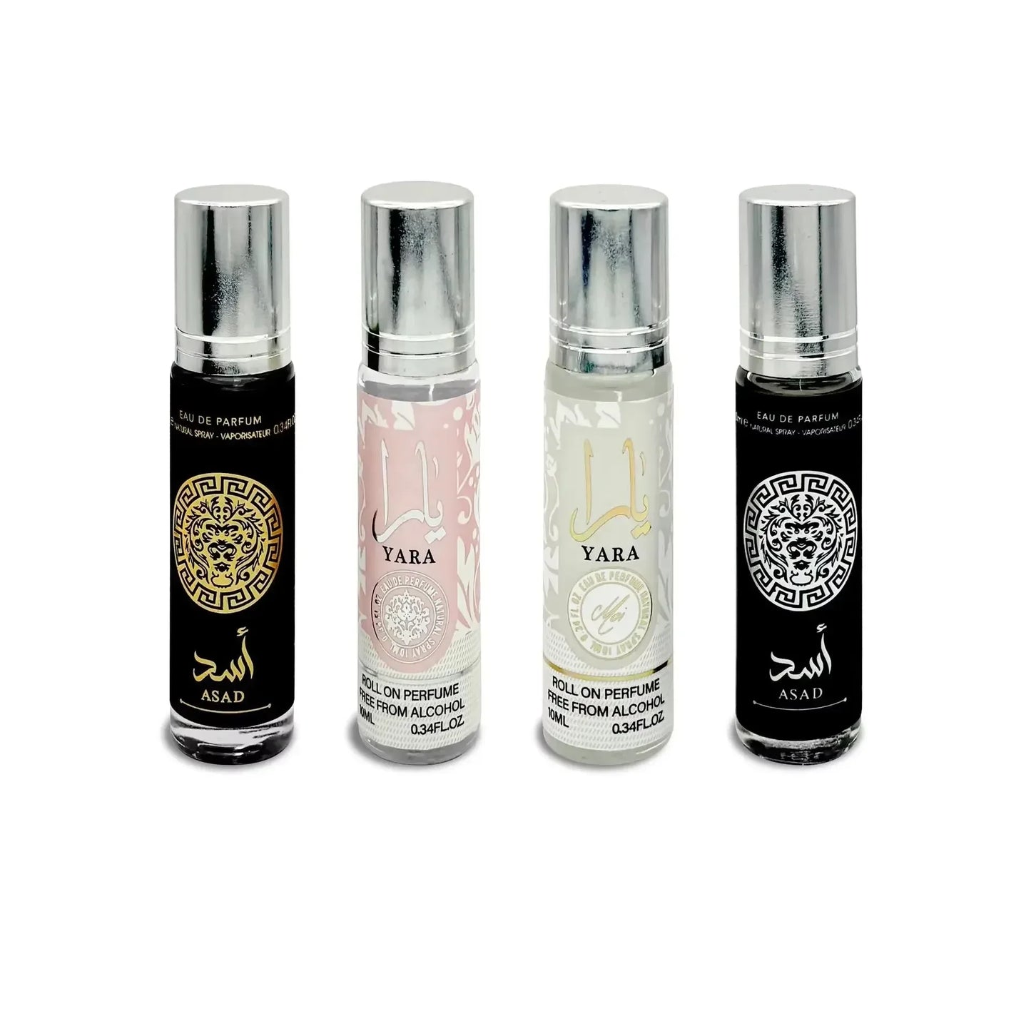 YARA Roll On Perfume Oil 10ML By Ard Al Zaafaran for unisex 0.34oz/3.4oz Lattafa Yara Perfume Samples Long-lasting fragrance