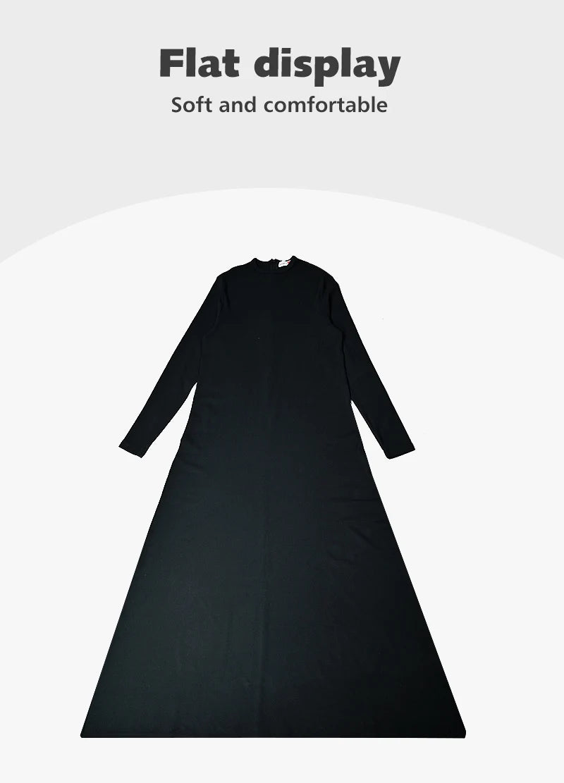 Maxi dress women long sleeve lady dresses flowers and pearls top causual dress round neck black modal ribbed top sizes XS-XXXL