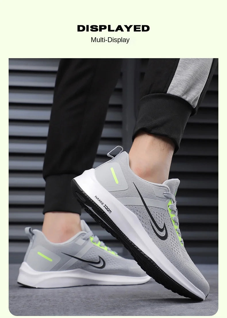 Men's Shoes 2025 New Summer Breathable Mesh Casual Sports Shoes Men's Trendyy Versatile Work Running Shoes