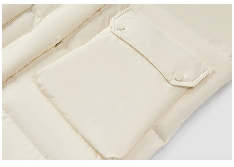 Semir Down Coat Women Long Three-proof Windproof Warm 2025 Winter New Loose Hooded Versatile Jacket