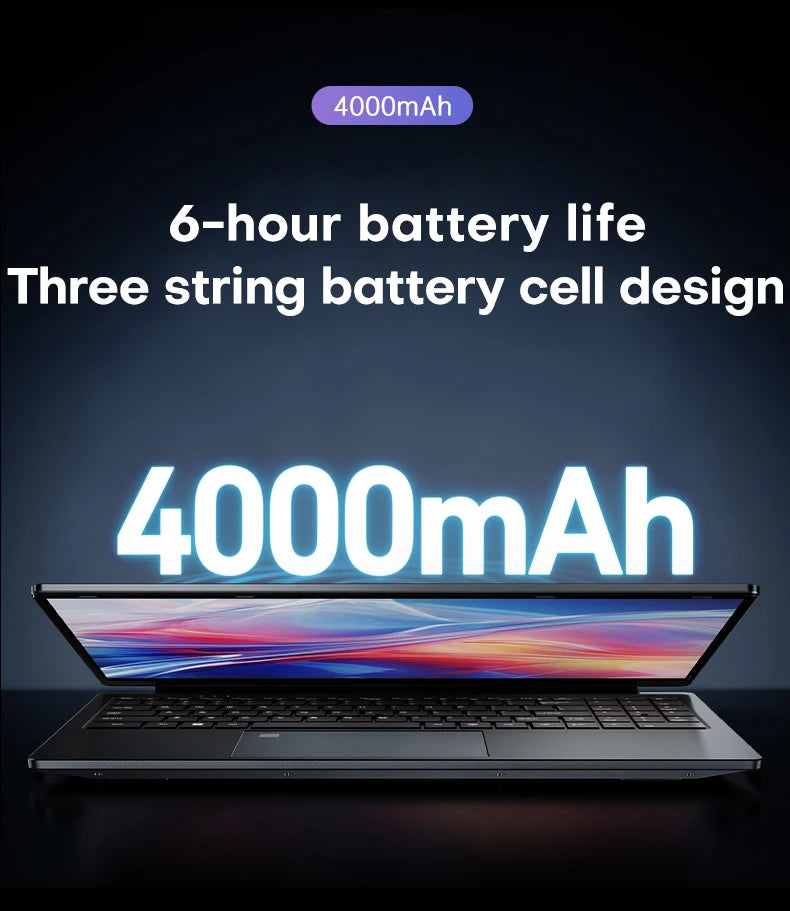 2025 Laptop Computer 15.6" AMD A4-7210U MX350 Notebook PC Portable IPS Display Fingerprint Backlit Gaming Laptops for Study Work