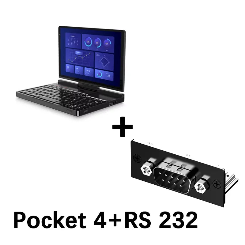 New 2025 version! GPD Pocket 4 8.8-inch AMD AI 9 HX 370 64GB RAM 2TB NVMe 2.5K resolution 144Hz refresh rate Gaming Mini Laptop