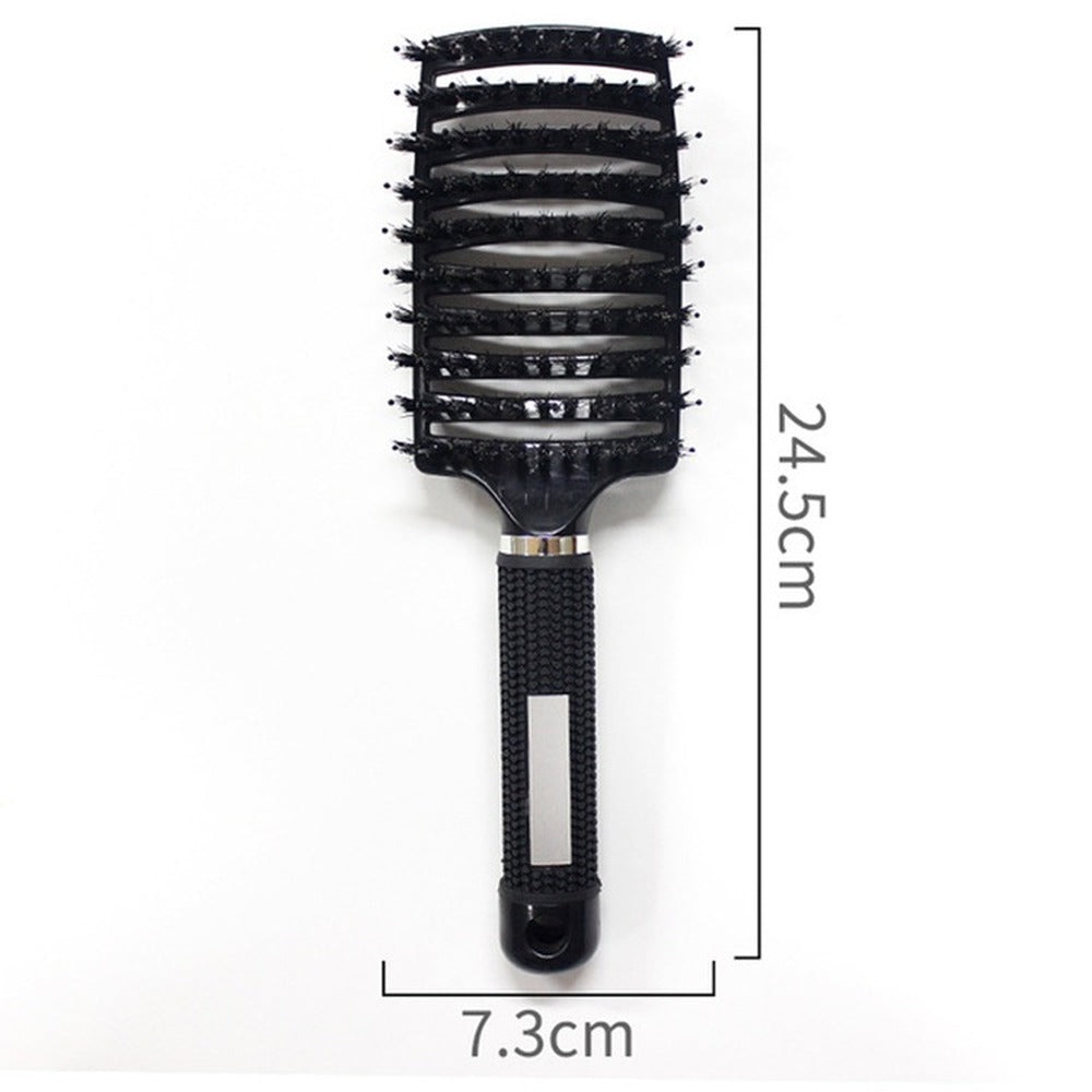 Hair Brush Scalp Massage Comb Hairbrush Bristle&Nylon Women Wet Curly Detangle Hair glove for Salon Hairdressing Styling Tools