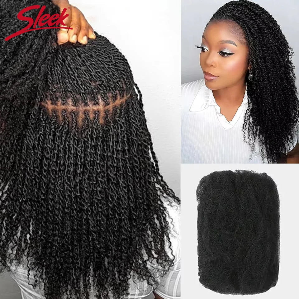 Afro Kinky Curly Bulk Human Hair For Braid Twists Curly Hair Extension Peruvian Hair for Dreadlock Extension Create Dreadlocks