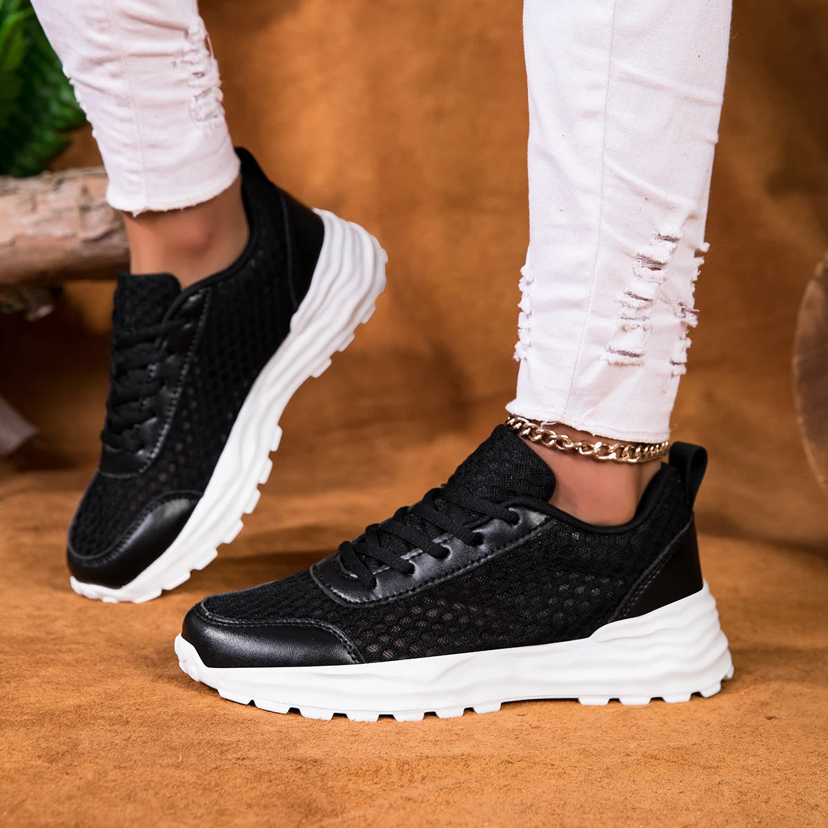 Big Size Tennis for Women Lightweight Sneakers High Quality Breathable Outdoor Athletic Jogging Sport Running Walking Shoes