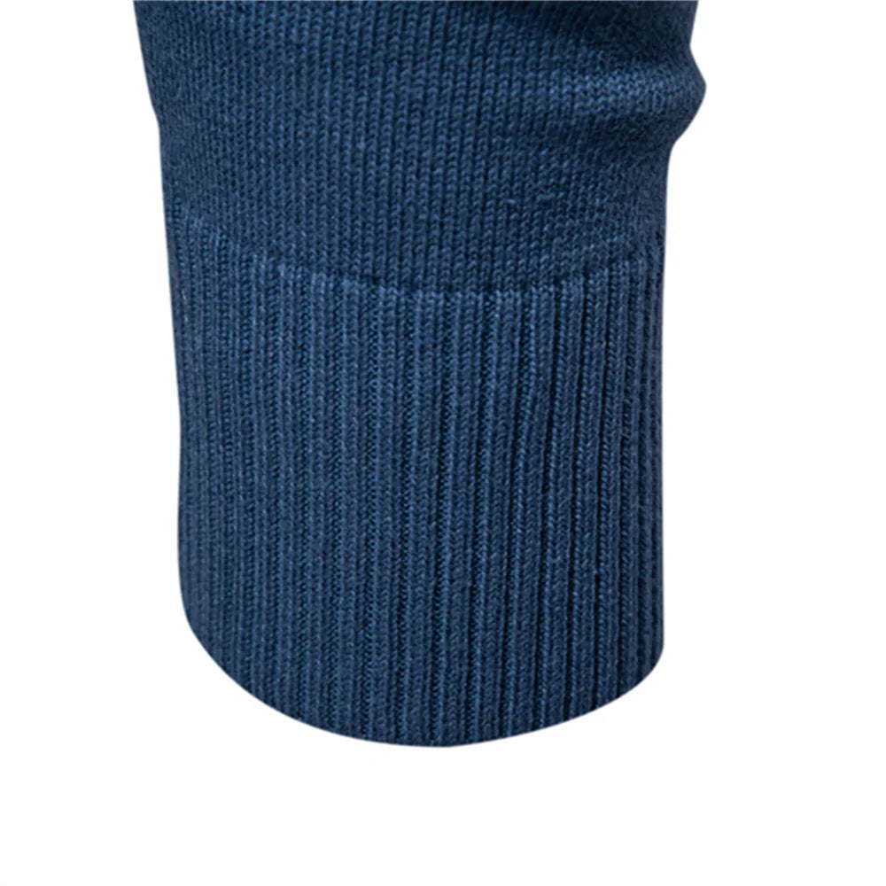 AIOPESON Mens Solid Cotton Crew Neck Knitted Pullover Sweaters Casual Fashion Classic Sweater for Men
