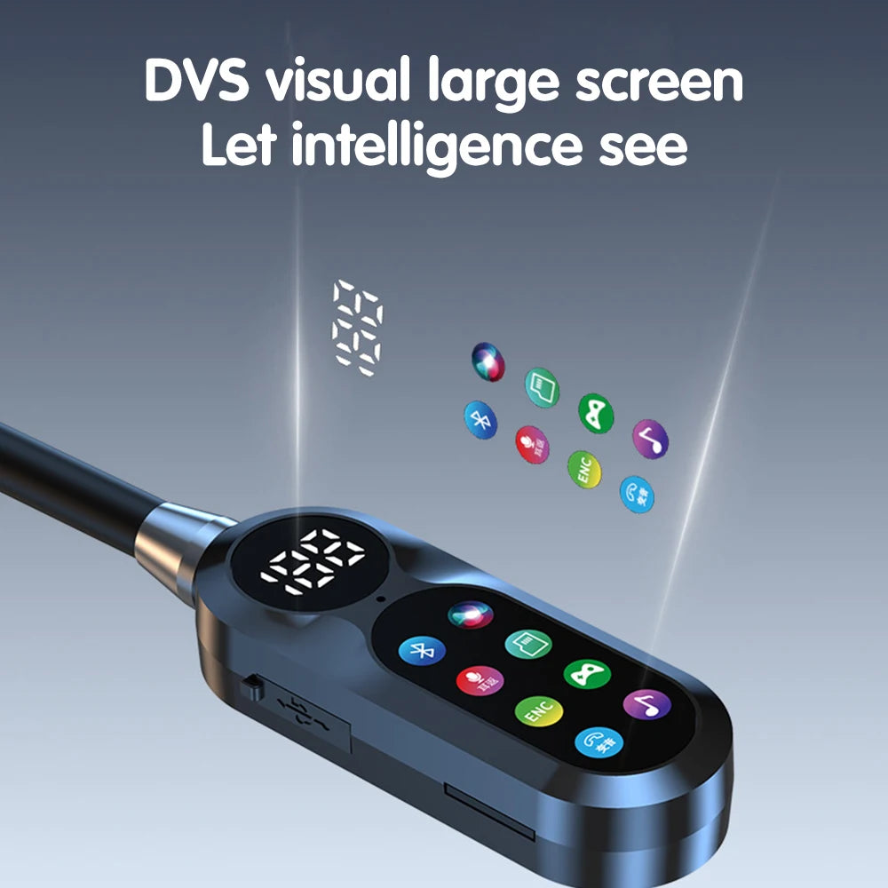 50H Play Time Bluetooth 5.4 Earphones LED Display HiFi Sound Earbuds Wireless Headphones Sports Waterproof Headsets