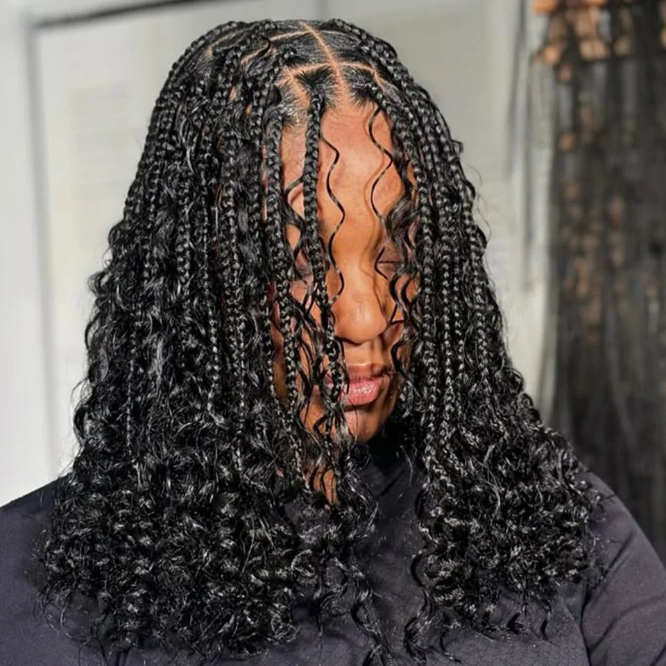 22 Inch QVR Kinky Twist Crochet Braiding Hair 100% Human hair Bundles Sleek Curly Human Hair Bulks 1 PCS Afro Kinky V Bulk Hair